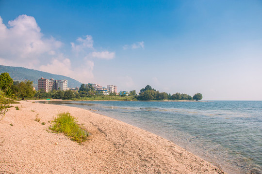 云南昆明撫仙湖美景