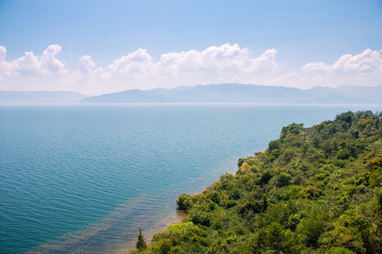 云南昆明撫仙湖美景