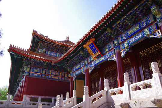 北京景山公園壽皇殿建筑群