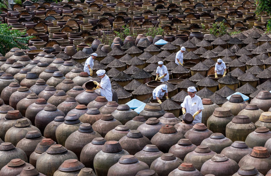 傳統(tǒng)醬油生產(chǎn)場地