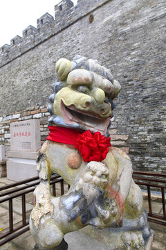 嘉興子城石獅子