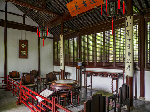 蘇州虎丘山送青簃