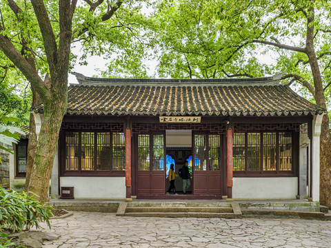 蘇州虎丘山云巖寺塔陳列