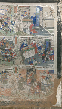 廣靈安監(jiān)寺關(guān)帝殿前檐墻西側(cè)