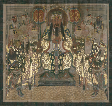 龍母廟關(guān)帝殿后檐墻