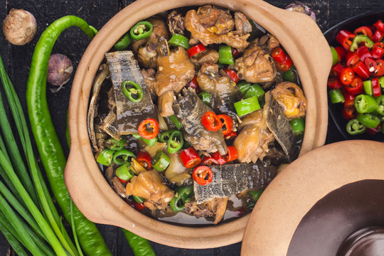 甲魚雞煲
