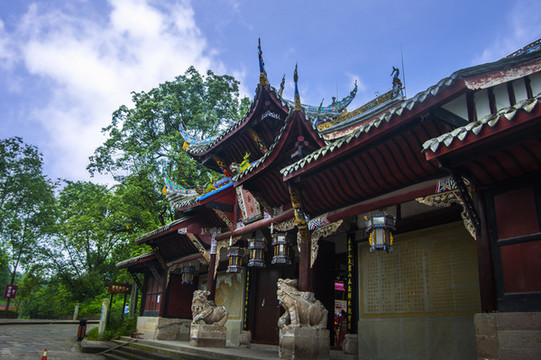 寶頂山圣壽寺山門