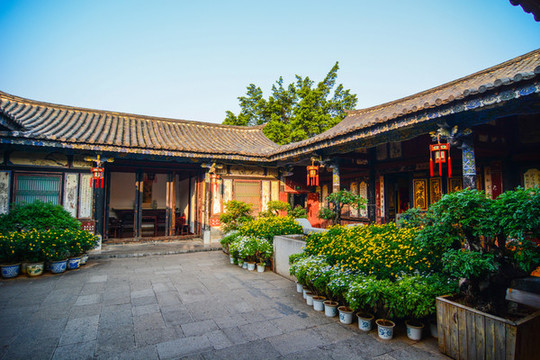 云南省紅河州建水縣朱家花園風(fēng)光
