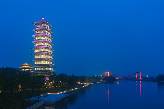 中國大運河博物館夜景
