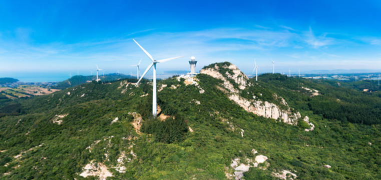 福建省東山島的風車山