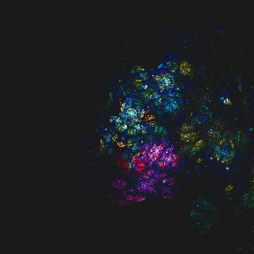 彩色漸變星空