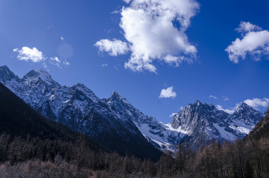 冬天的雪山