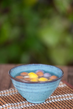 一碗元宵節(jié)的食品元宵