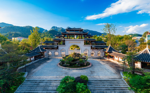 貴州荔波縣夢柳布依風情小鎮(zhèn)