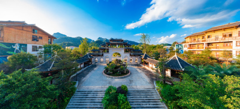 貴州荔波縣夢(mèng)柳布依風(fēng)情小鎮(zhèn)