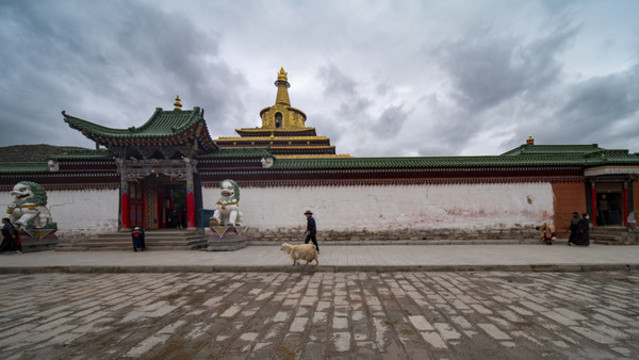 拉卜楞寺高清圖