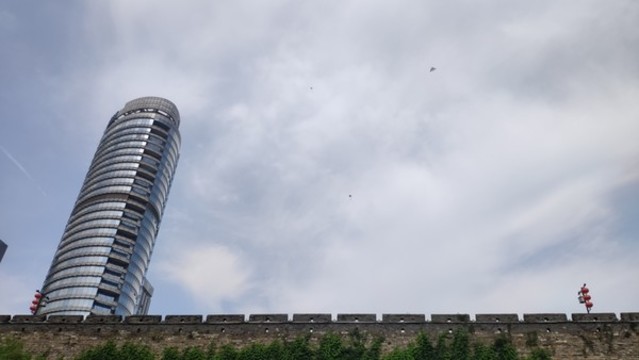 城墻上