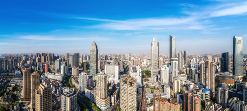 航拍江蘇無錫城市