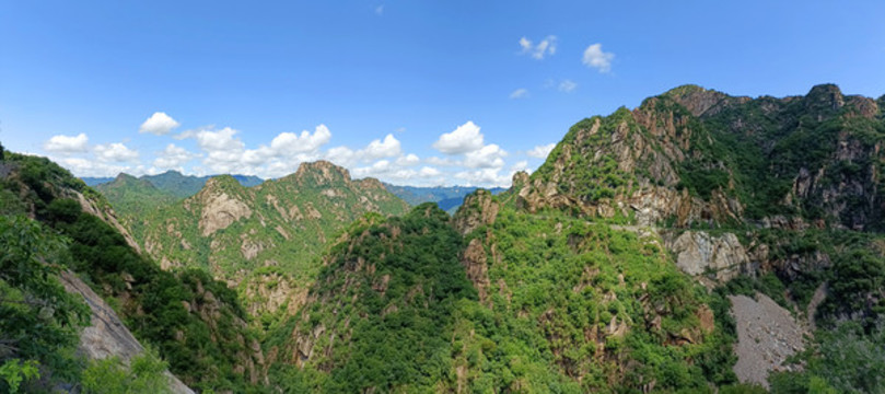 北京高山白云全景