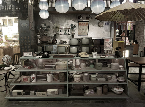 老上海舊家電店鋪