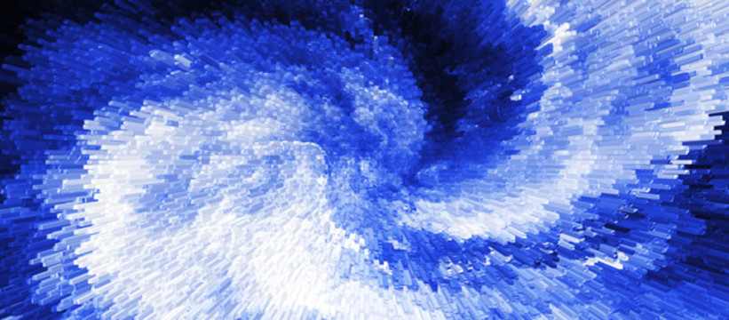 藍(lán)色科技發(fā)布會(huì)年會(huì)背景展板