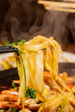 麻辣海鮮白菜煲