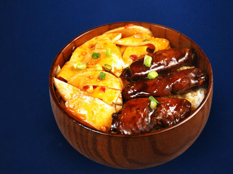 雞翅茭瓜蓋碼飯
