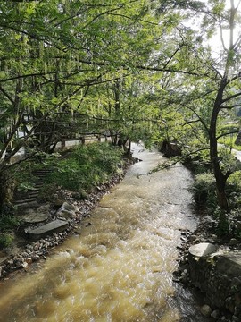 小河漲水