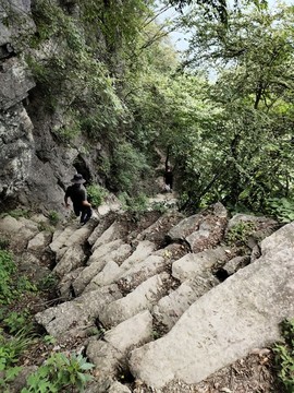 下山的臺(tái)階