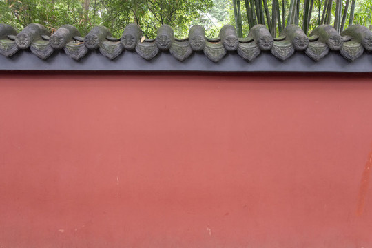 青瓦紅墻