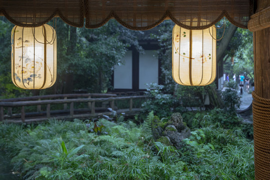 杜甫草堂古典風(fēng)格燈籠