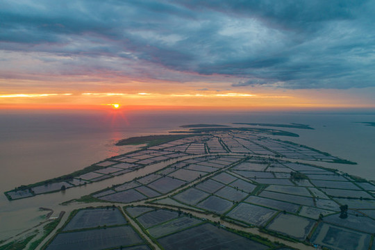 淮河入洪澤湖口風(fēng)光