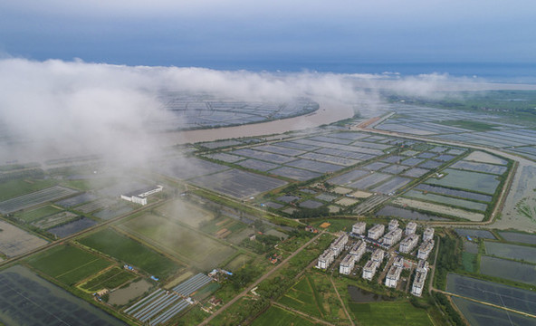 淮河入洪澤湖口風(fēng)光