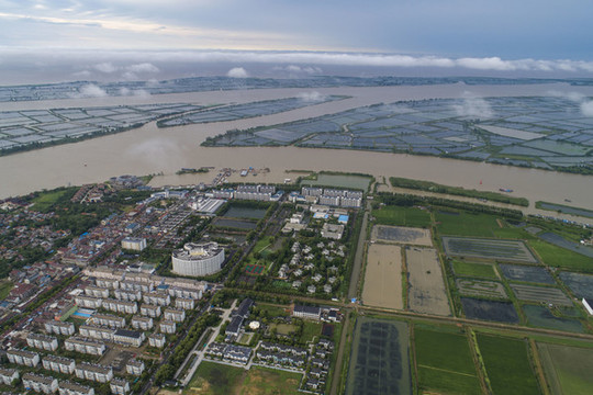 淮河入洪澤湖口風(fēng)光