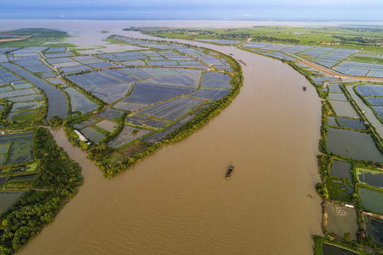 淮河入洪澤湖口風(fēng)光