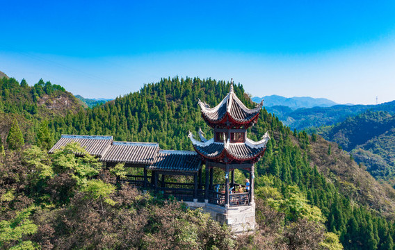 貴州鎮(zhèn)遠(yuǎn)古鎮(zhèn)石屏山風(fēng)光