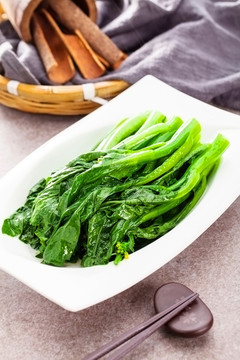 白灼菜心
