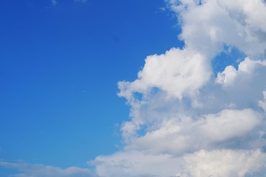 藍天白云