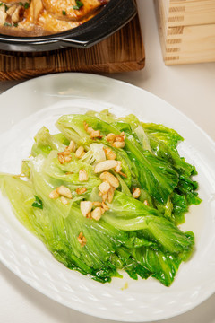 蒜香生菜