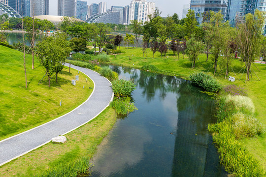 成都交子公園風(fēng)景