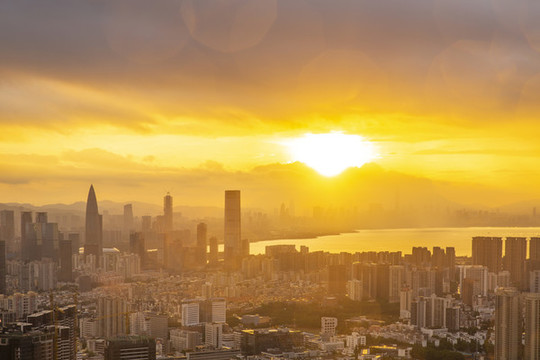 深圳灣日出