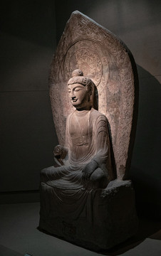 唐代釋迦坐像