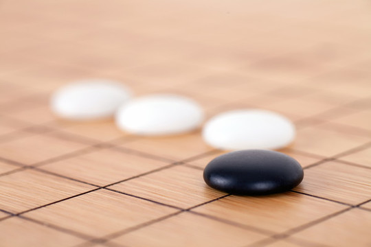 中國圍棋子特寫