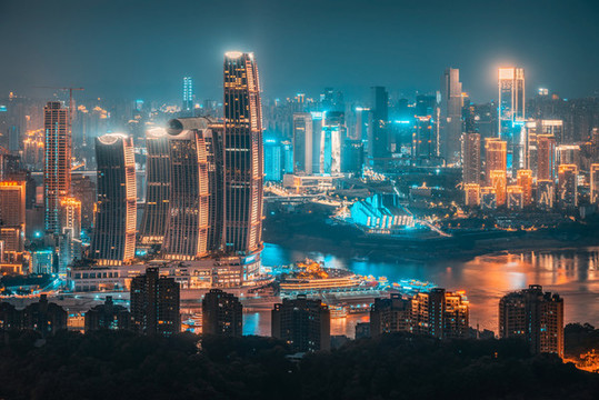 重慶渝中城市夜景