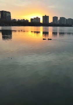 湖景