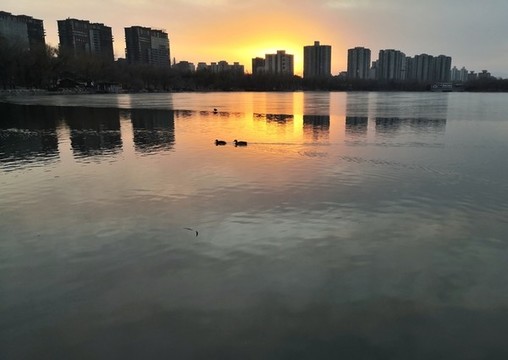 湖景