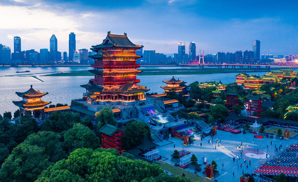 南昌滕王閣夜景
