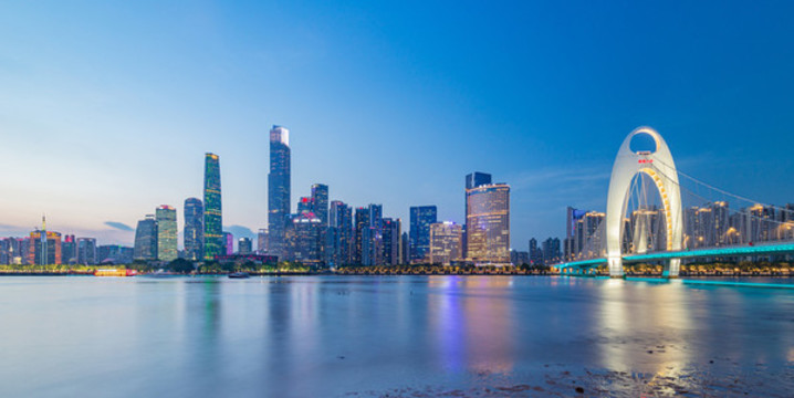 廣東廣州珠江新城夜景