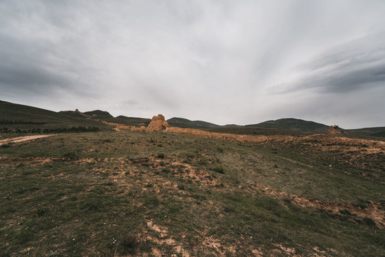 中國山西明長城遺址