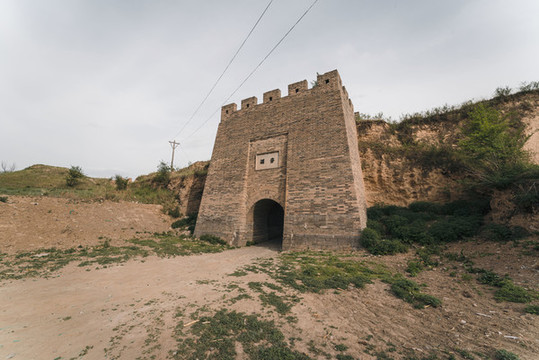 中國山西明長城殺虎堡遺址